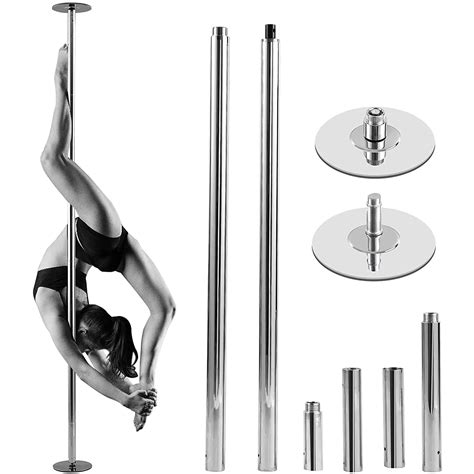 45mm Dancing Pole Kit Removable Height Adjustable Static Spinning Dance