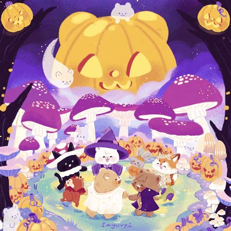 🐻 Spoopy Sayu 🎃 on Twitter: "Dancing to The Pumpkin Moon 🎃 https://t.co