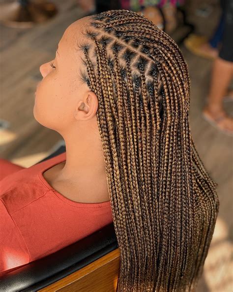 Small Long Knotless Braids - Braids Hairstyles