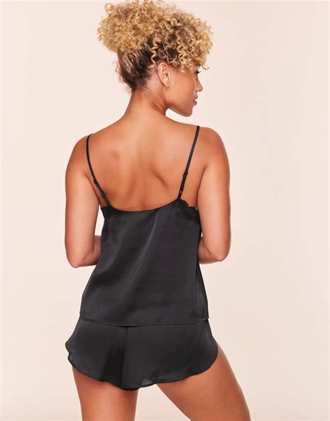 Linny B1 Black Camisole and Short Set, L | Adore Me