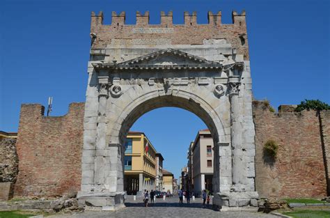 Arch of Augustus, Rimini (Illustration) - World History Encyclopedia
