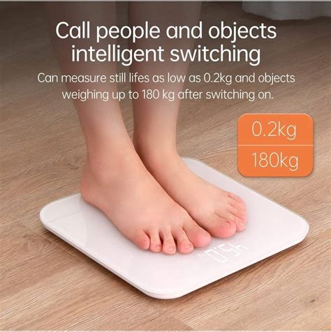 Bomidi W1 Smart Body Weight Scaling LED Digital Scale, With High ...