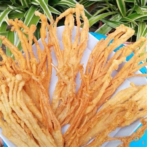 resep enoki crispy sederhana rumahan  yummy app