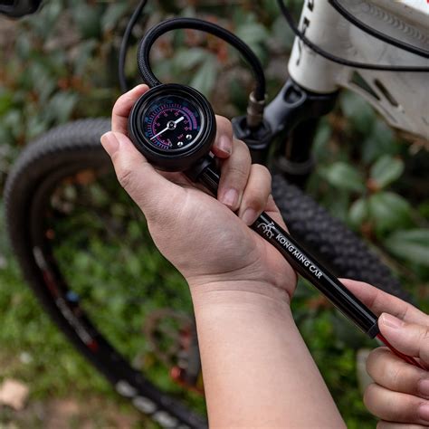 portable bike pump giyo psi high pressure bike air shock pump