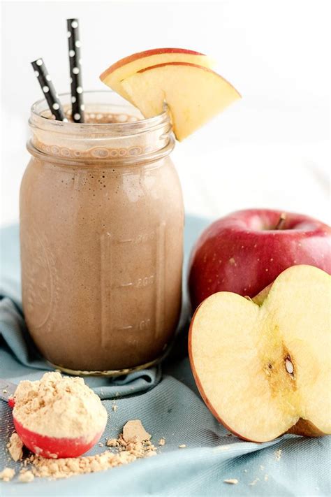 6 Quick And Healthy Drink Recipes For Busy People | Apple protein shake, Protein powder recipes ...