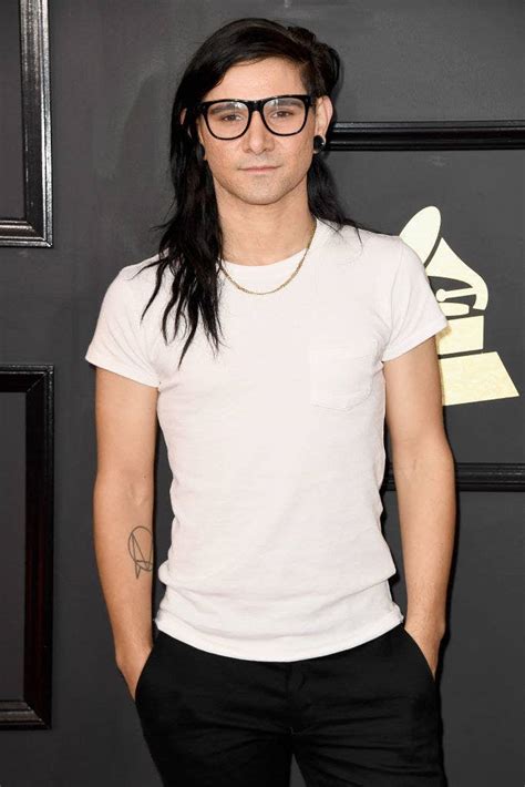 Black Skrillex Haircut