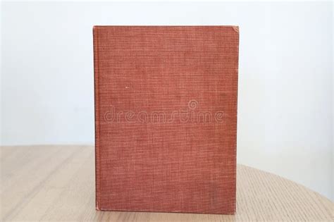 book  textured cloth binding stock photo image  table