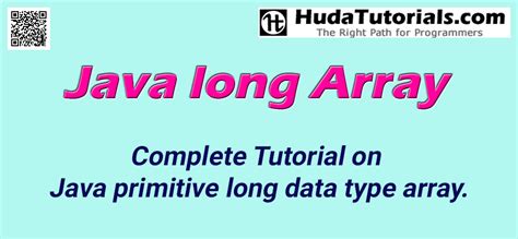 Java long Array - long Array in Java, Initializing, declaration