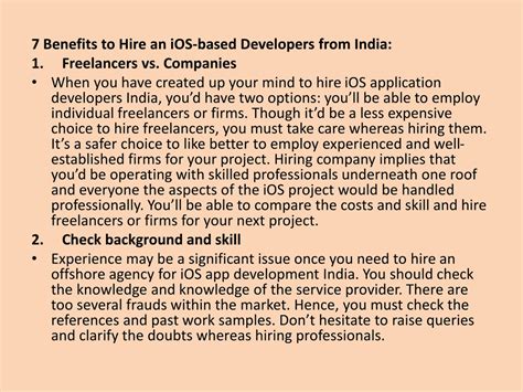 PPT - Hire iPhone App Developer India, USA, UK PowerPoint Presentation