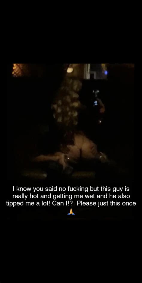Your stripper wife wants to fuck a client and go agaisnt your rules