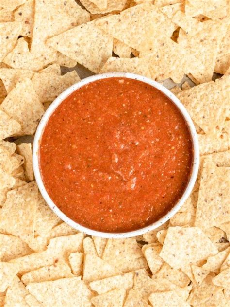 Homemade Salsa Roja in a Food Processor Recipe » the practical kitchen