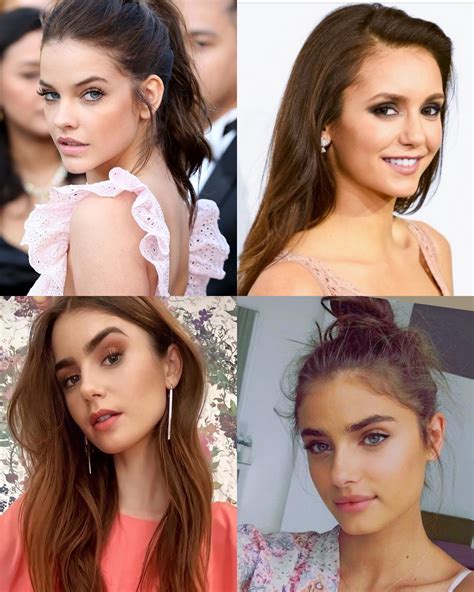 Barbara Palvin vs Nina Dobrev vs Lily Collins vs Taylor Hill : r