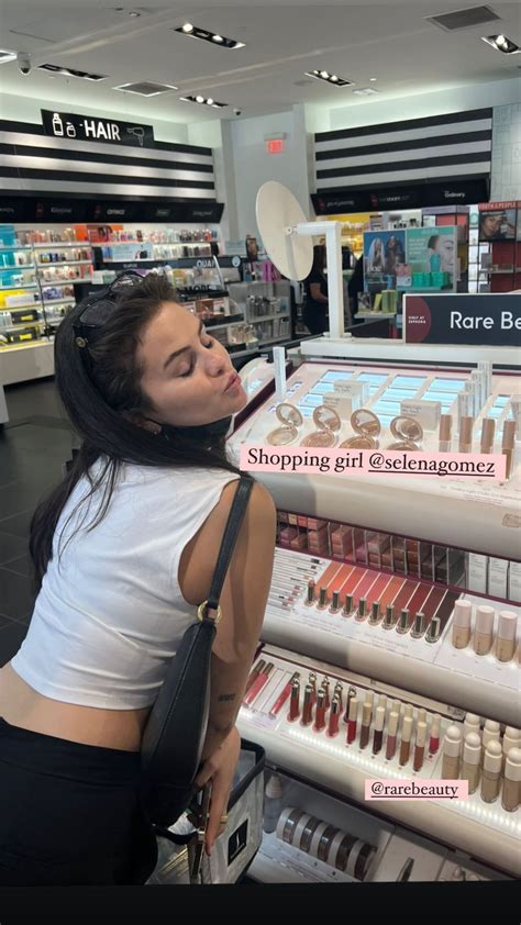 Stunning Selena Gomez Flawless Posing for Rare Beauty - Celeblr