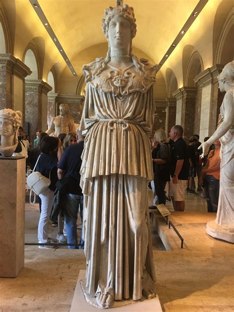 Statue Athena Louvre at Sylvia Robin blog