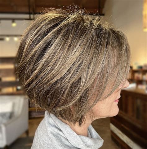 how to cut short hair for older lady