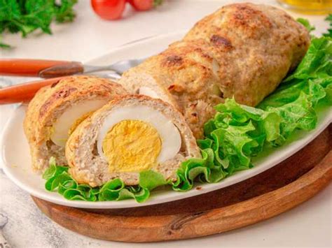 Рулет из фарша индейки с яйцом — рецепт с фото пошагово