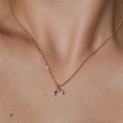 Rainbow – 18К Алтан Бүрмэл Зүүлт – OMI Jewellery, OMI Jewelry