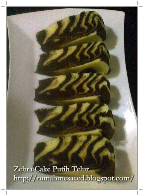 teawes blog zebra cake putih telur