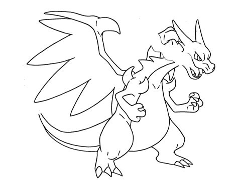 Pokemon Coloring Pages Mega | BubaKids.com
