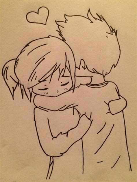 Anime Cute Couple Drawing at GetDrawings | Free download