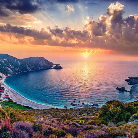 petani beach sunset wall art photography