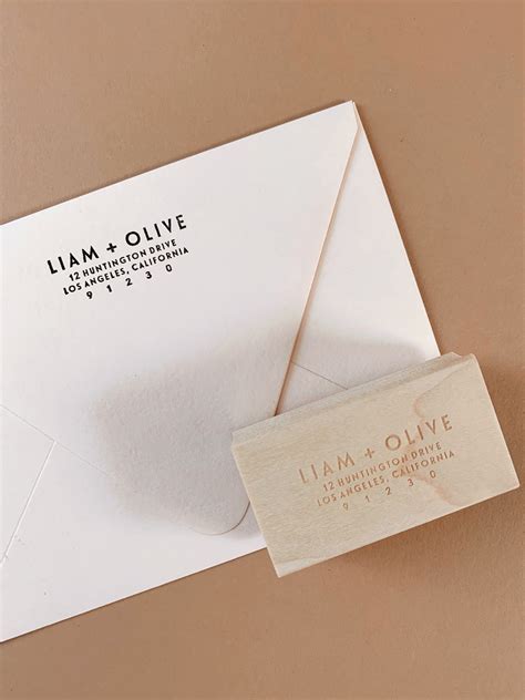 Henry Custom Address Rubber Stamp — MBOJ Studio