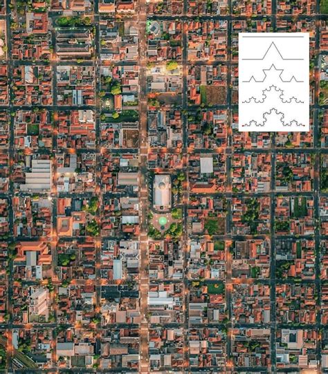 La géométrie — fractale — des villes dans lesquelles les décisions sont distribuées