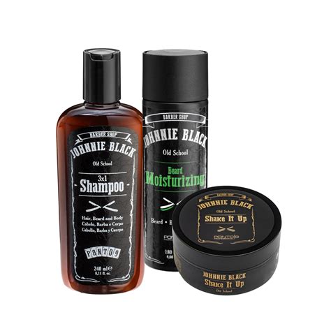 Kit Essenciais Revitalizantes - Para Cabelo, Barba e Corpo – Johnnie Black