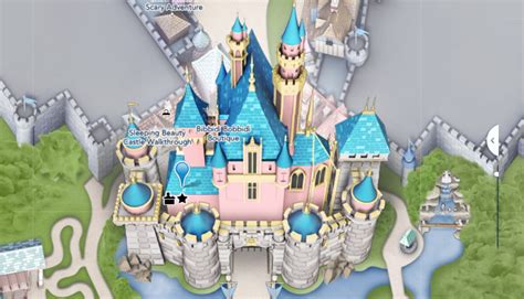 1,000 Pictures of Disneyland - Inside Castle in Fantasyland