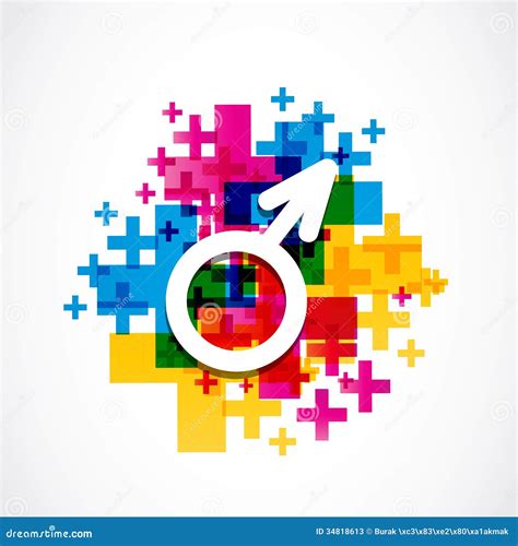 Gender Sign Male, Female, Gay, Bisexual Sex Icons. Gender Symbols. Mars