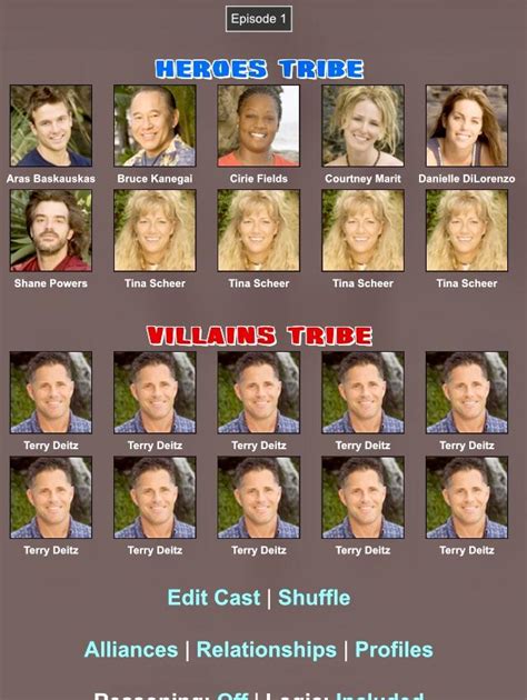 The only correct Heroes Vs Villains Cast : r/survivor