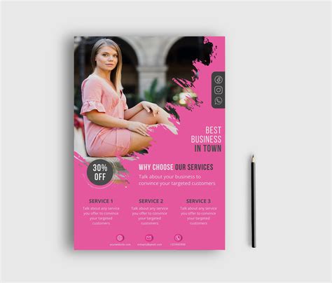 Flyer Template, Flyer Design, Canva Template, Multipurpose Business ...