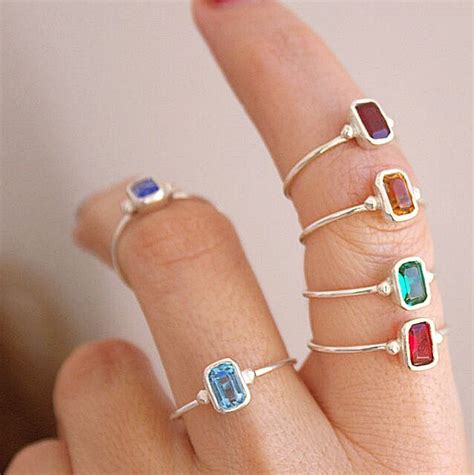 birthstone ring for women 10