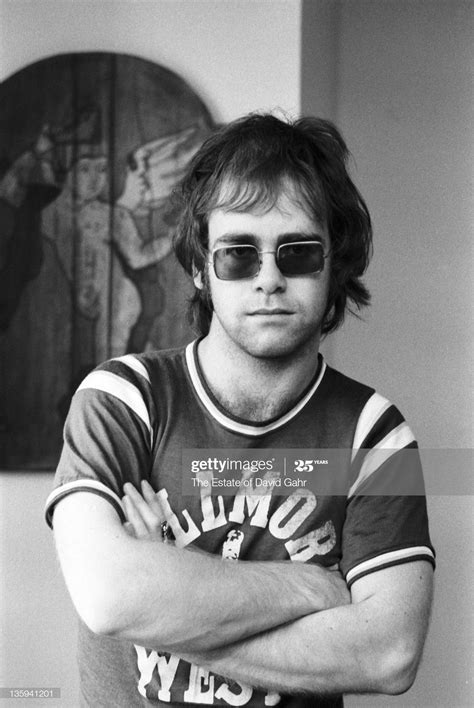 Elton John poses for a portrait in November, 1970 in New York City