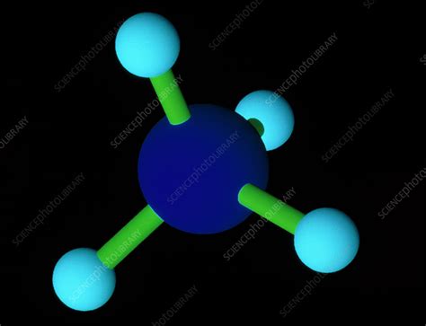 methane molecule stock image  science photo library