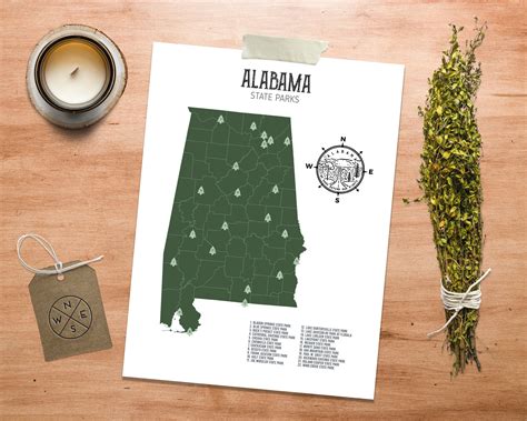 map of alabama state parks