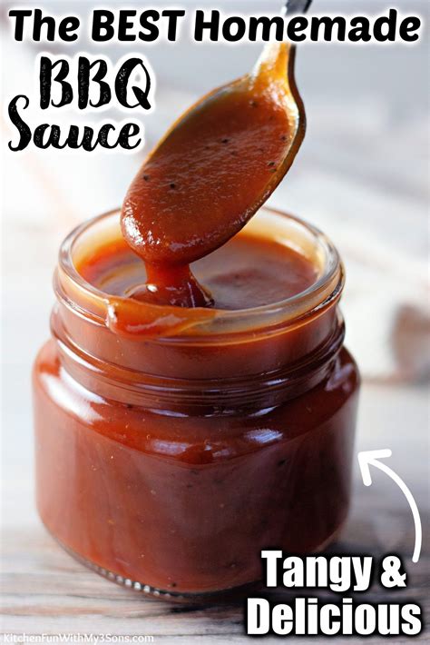 Homemade BBQ Sauce recipe | Kitchen Fun With My 3 Sons