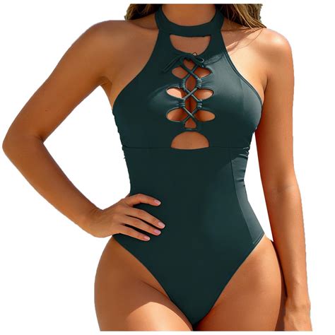 Bosfbaoi Women's One-Piece Swimsuit Stylish and Flattering One-Piece