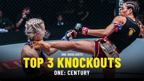 Top 3 Knockouts From ONE: CENTURY | ONE Highlights - ONE Championship ...