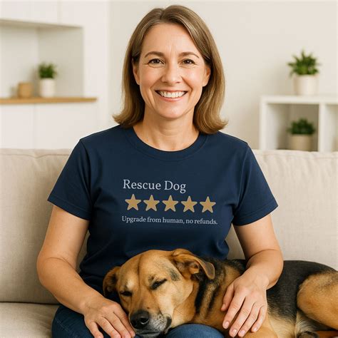 Rescue Dog 3.0 Five Star Review T-Shirt