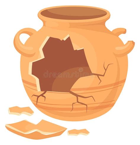 Cracked Clay Pot Stock Illustrations – 313 Cracked Clay Pot Stock Illustrations, Vectors ...