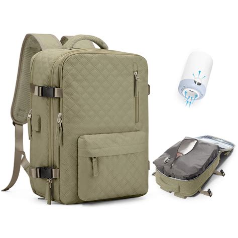Travel Vacuum Storage Backpack with Air Pump Vacuum Seal Compression