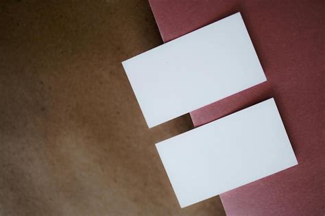 premium photo  white card   white card