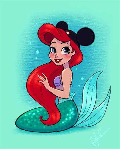 Ariel The Little Mermaid Drawing | Free download on ClipArtMag