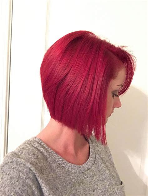 red bob cut wig 4