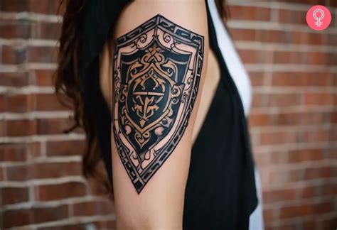 amazing shield tattoo ideas   meanings