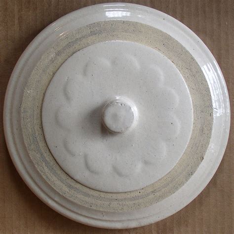 Red Wing Stoneware 1 Gallon Crock Button Petal Lid – Thingery Previews Postviews & Thoughts