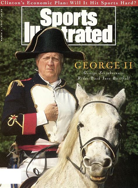 New York Yankees Owner George Steinbrenner Sports Illustrated Cover by ...