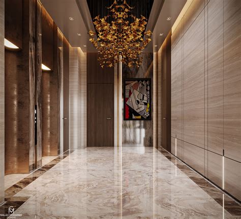 Administration tower Lobby design :: Behance