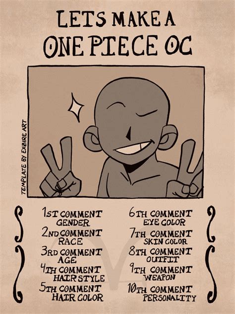 One Piece Oc Template